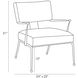 Wallace 31 inch Pitch Texture Chair