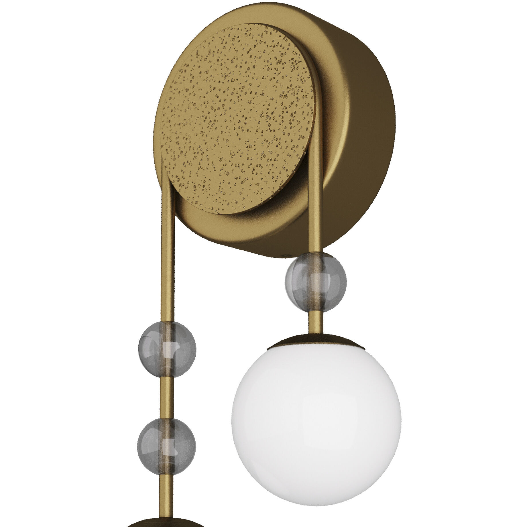 Beverly 2 Light 10.5 inch Antique Brass Sconce Wall Light, Left