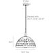 Mosella 1 Light 10.5 inch Russet and Gold Leaf Pendant Ceiling Light