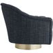 Springsteen Indigo Swivel Chair