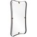 Janey 45 X 30 inch Natural Iron Hourglass Mirror
