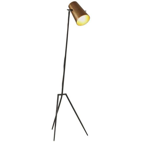 Draper 60.00 watt Blackened Floor Lamp Portable Light