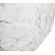 Godwin 32 inch White Faux Marble Coffee Table