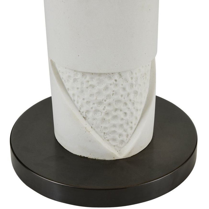 Cristiano 150 watt Ivory Floor Lamp Portable Light