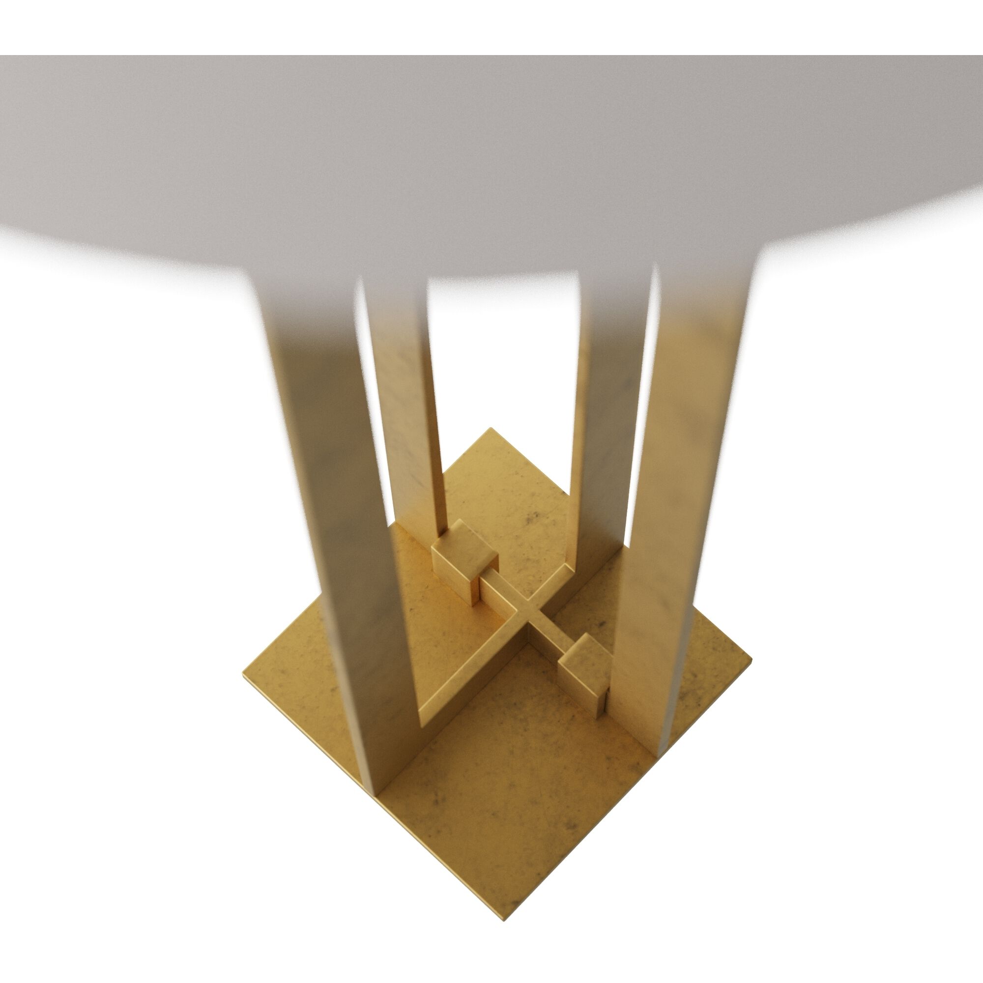 Hoyt 67 inch 150.00 watt Gold Leaf Floor Lamp Portable Light