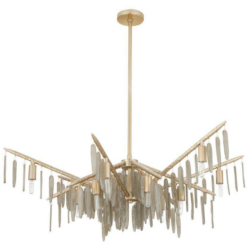 Gia 12 Light 40 inch Champagne Chandelier Ceiling Light