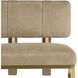 Laney 41 inch Taupe and Antique Brass Bar Stool