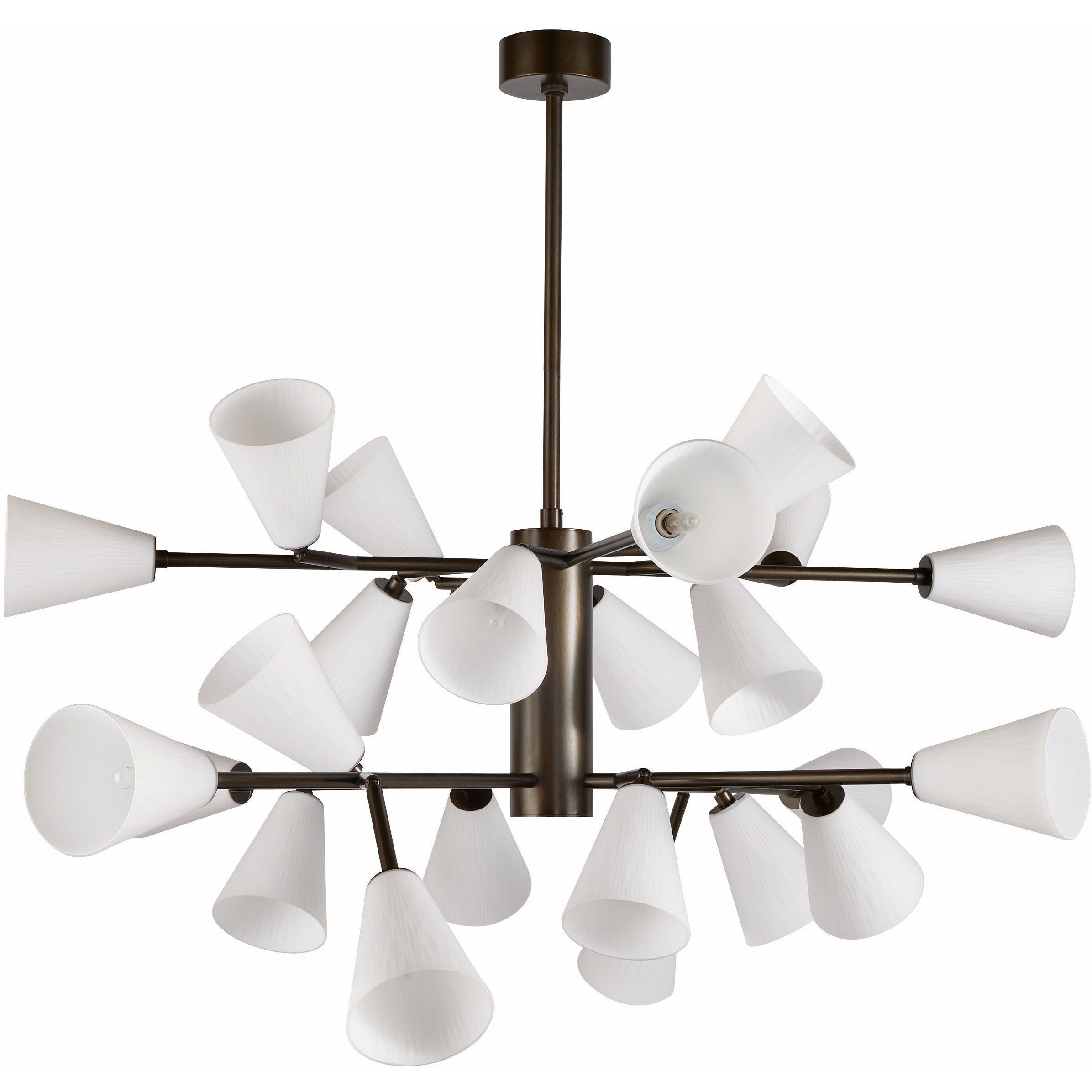 Delaware 24 Light 45.5 inch English Bronze Chandelier Ceiling Light