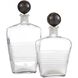 Eaves Decanters, Set of 2