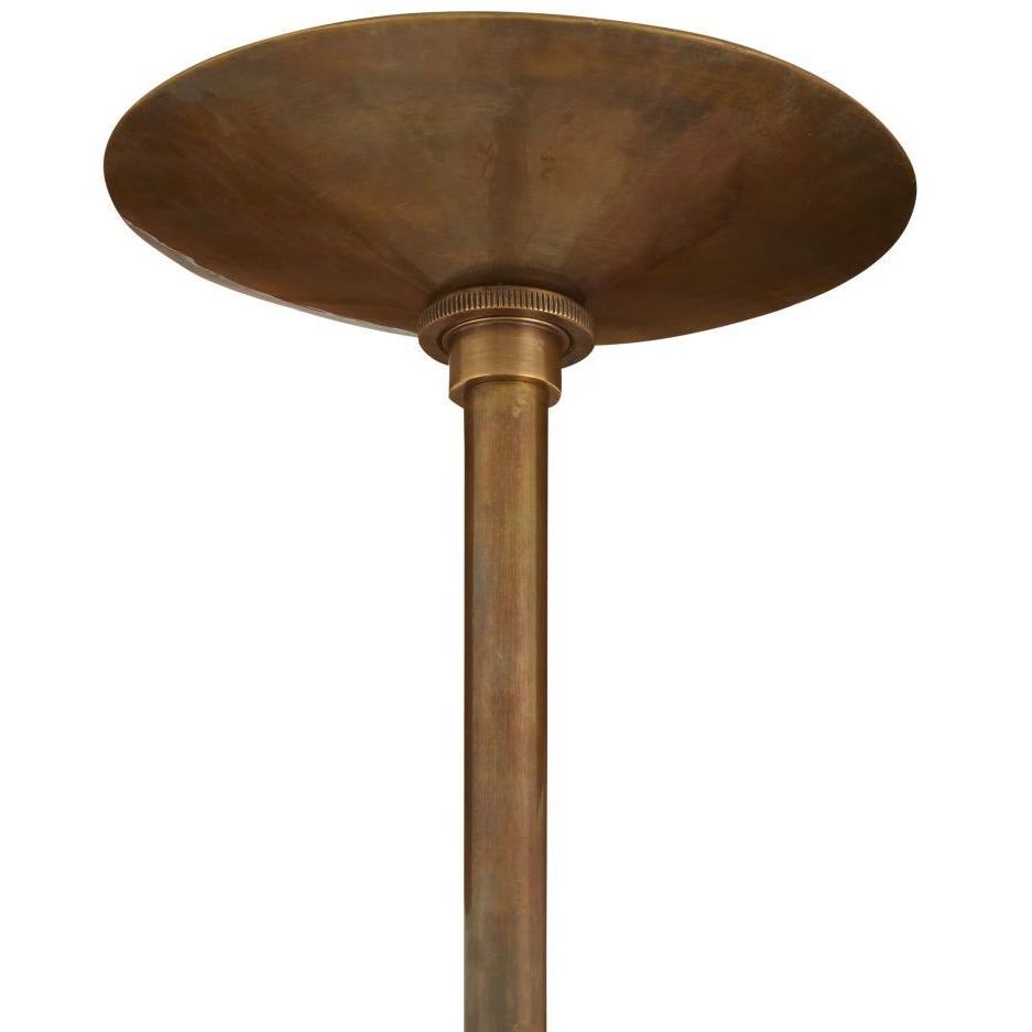 Flores 6 Light 46 inch Vintage Brass Chandelier Ceiling Light