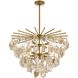 Jacqueline 8 Light 32 inch Antique Brass Chandelier Ceiling Light