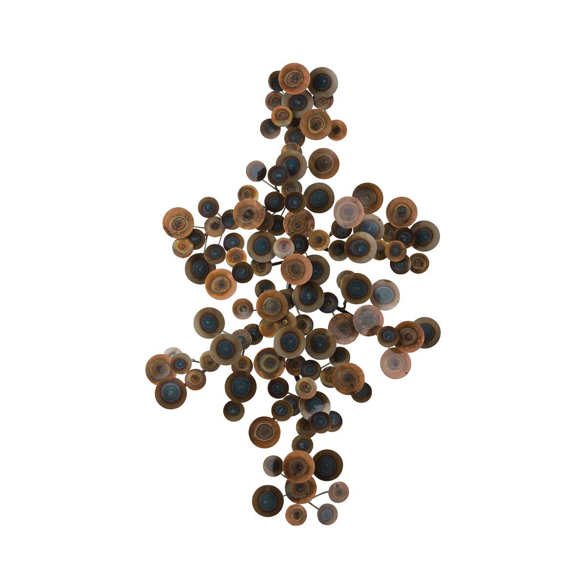 Rizzo Rusted Burnt Iron Wall Scupture