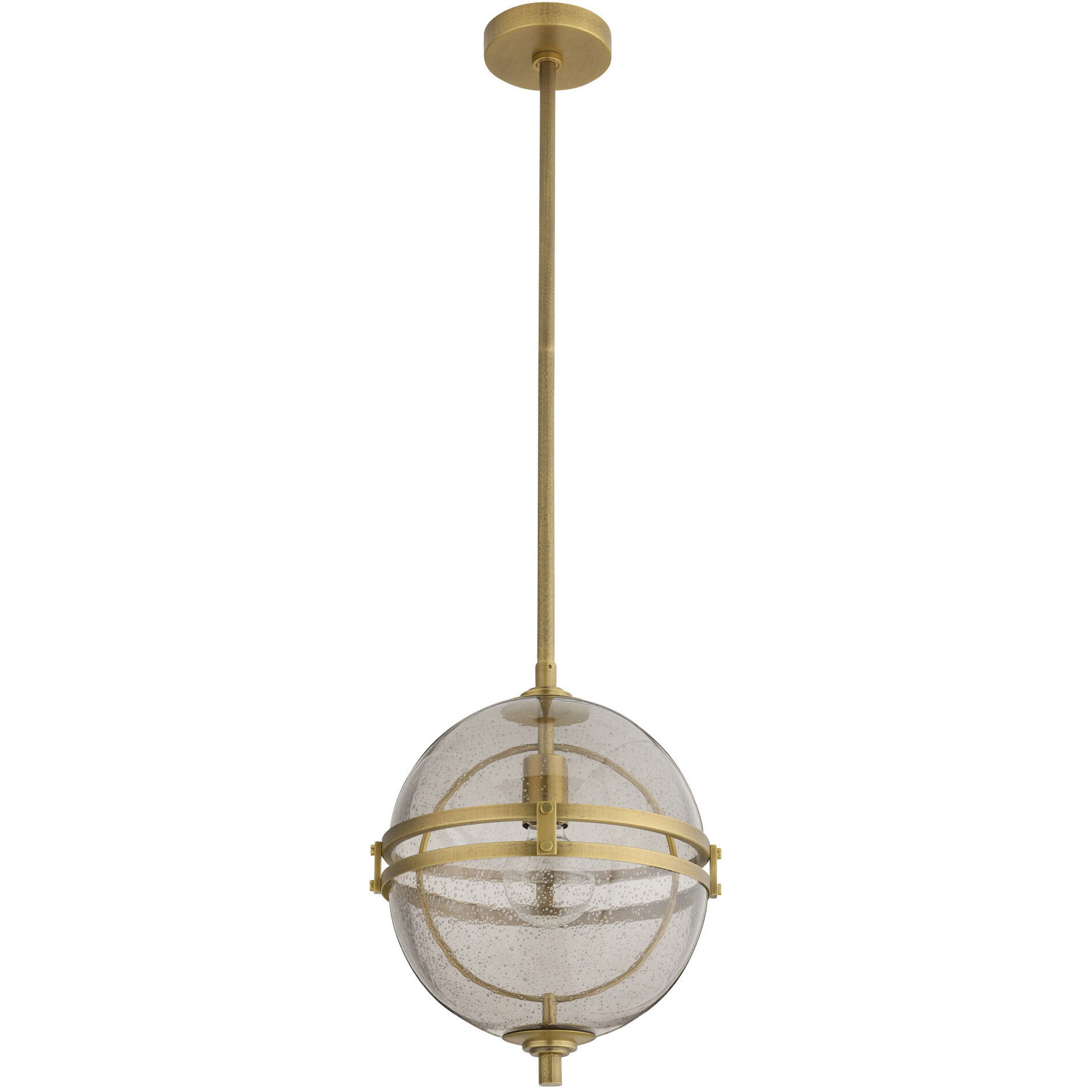 Irene 1 Light 12 inch Antique Brass Pendant Ceiling Light