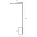 Lawden 58 inch 12 watt Antique Brass and White Marrble Floor Lamp Portable Light