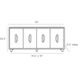Kianna 34.5 inch Off-White Credenza