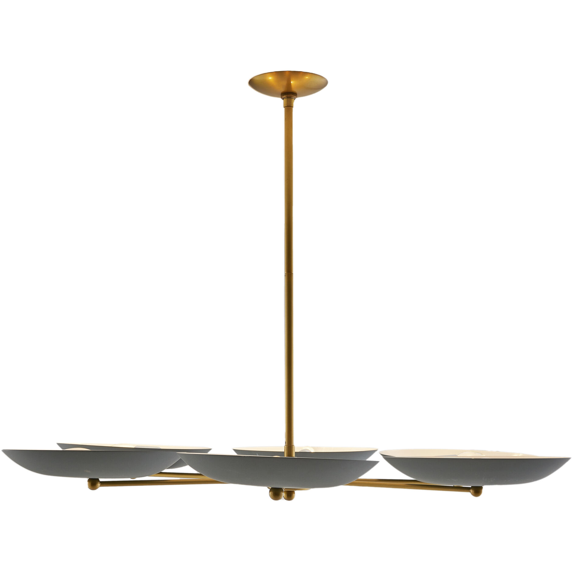 Griffith 6 Light 40 inch Cadet Blue Chandelier Ceiling Light