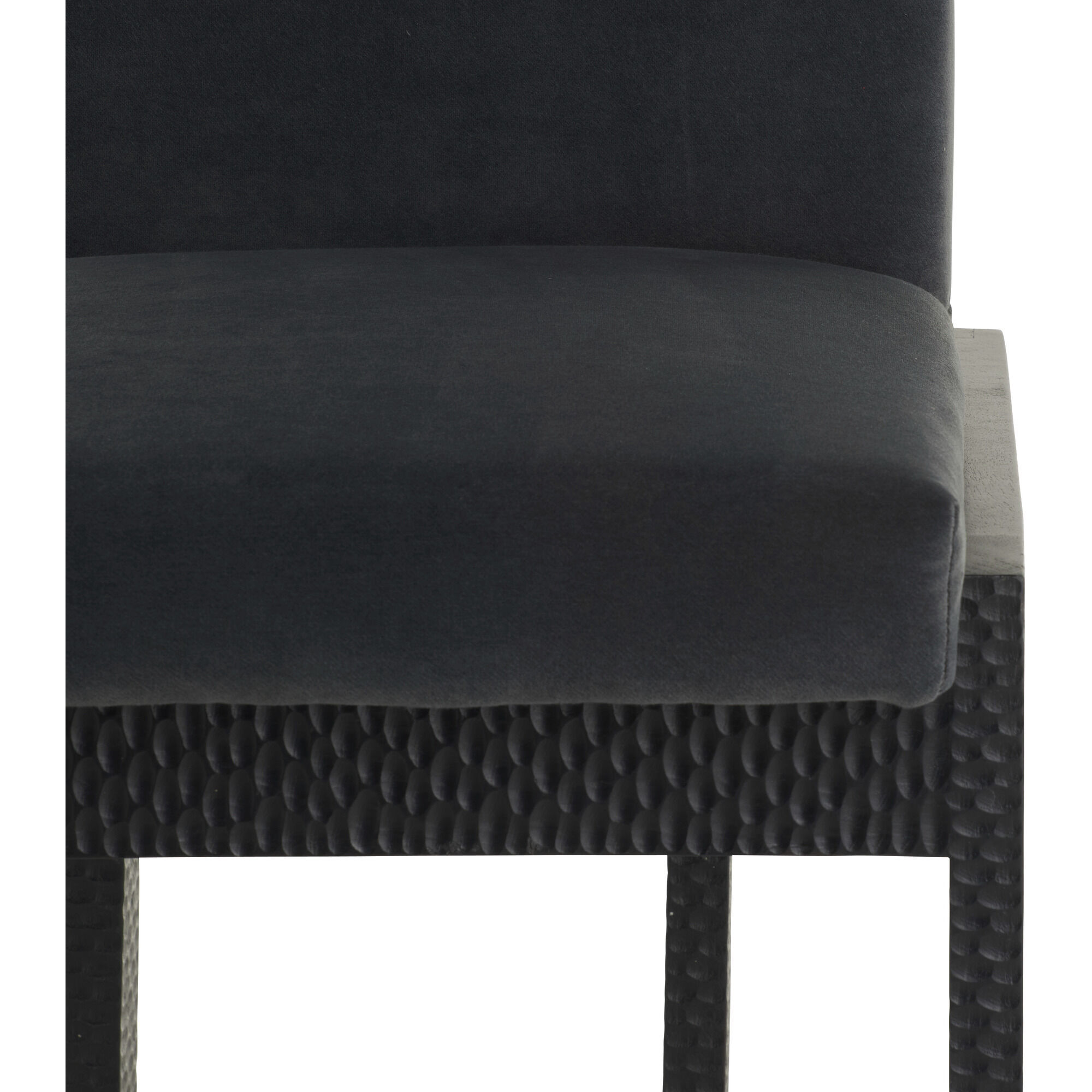 Matilda Midnight Grey and Ebony Dining Chair