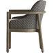 Chilton Pearl and Dark Gray Wash and Kona Outdoor Dining Chair