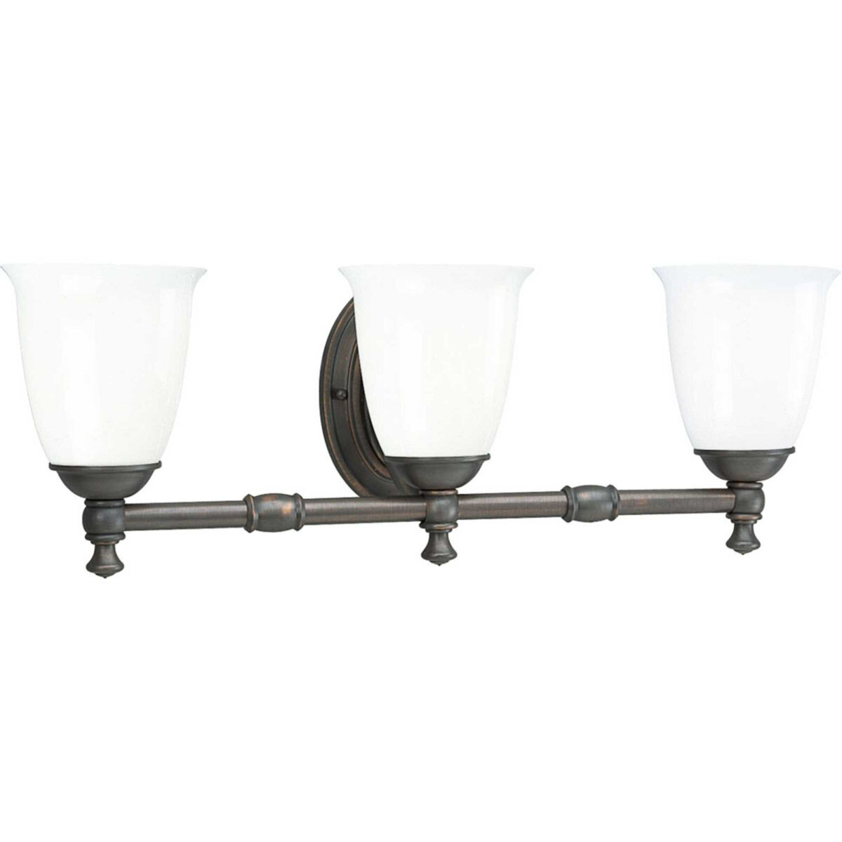 Juno 3 Light 25 inch Venetian Bronze Bath Vanity Wall Light, Delta