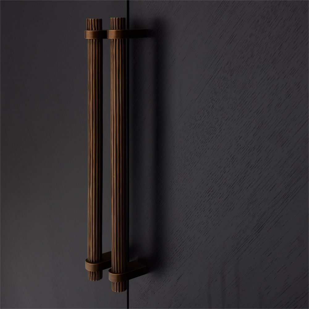 Cantu 40 inch Ebony Cocktail Cabinet