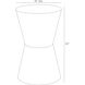Costello 15 inch Jade Faux Marble Accent Table