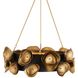 Gaia 6 Light 36 inch Antique Brass and Bronze Chandelier Ceiling Light