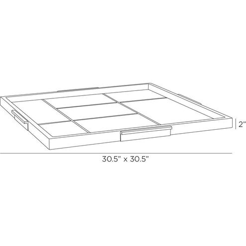 Dillard Moss Gray Tray