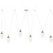 Berkley 6 Light 82 inch Vintage Silver Multi-Drop Chandelier Ceiling Light