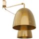 Worth 4 Light 40.5 inch Vintage Brass Chandelier Ceiling Light