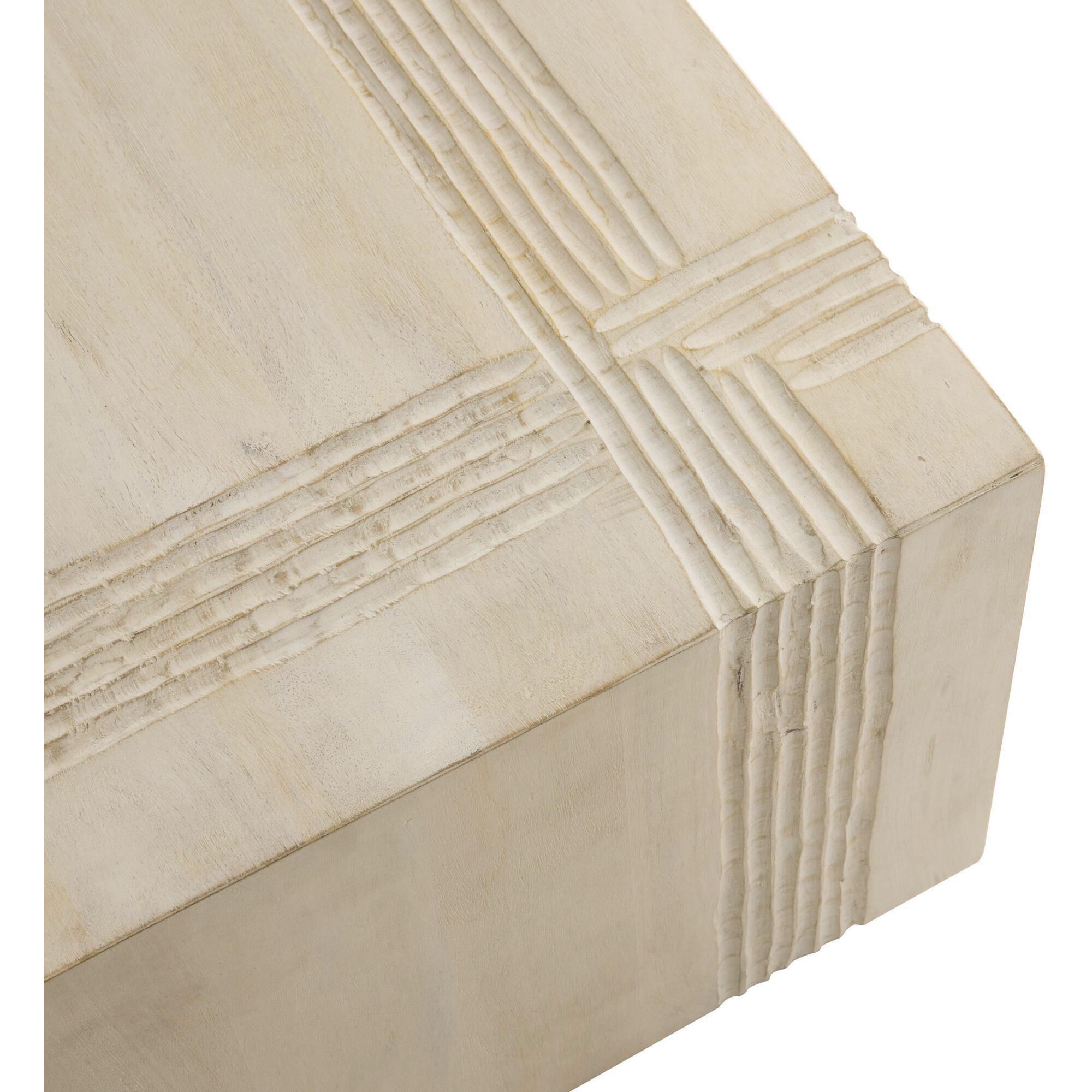 Kamira 36 X 36 inch Whitewash and Blackened Bronze Cocktail Table