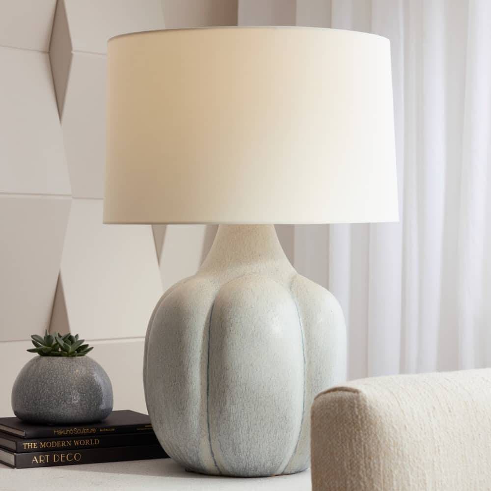 Fig 26.5 inch 150.00 watt Icy Morn and Polished Nickel Lamp Portable Light