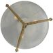 Karlsen 3 Light 23 inch Antique Brass Semi-Flush Mount Ceiling Light