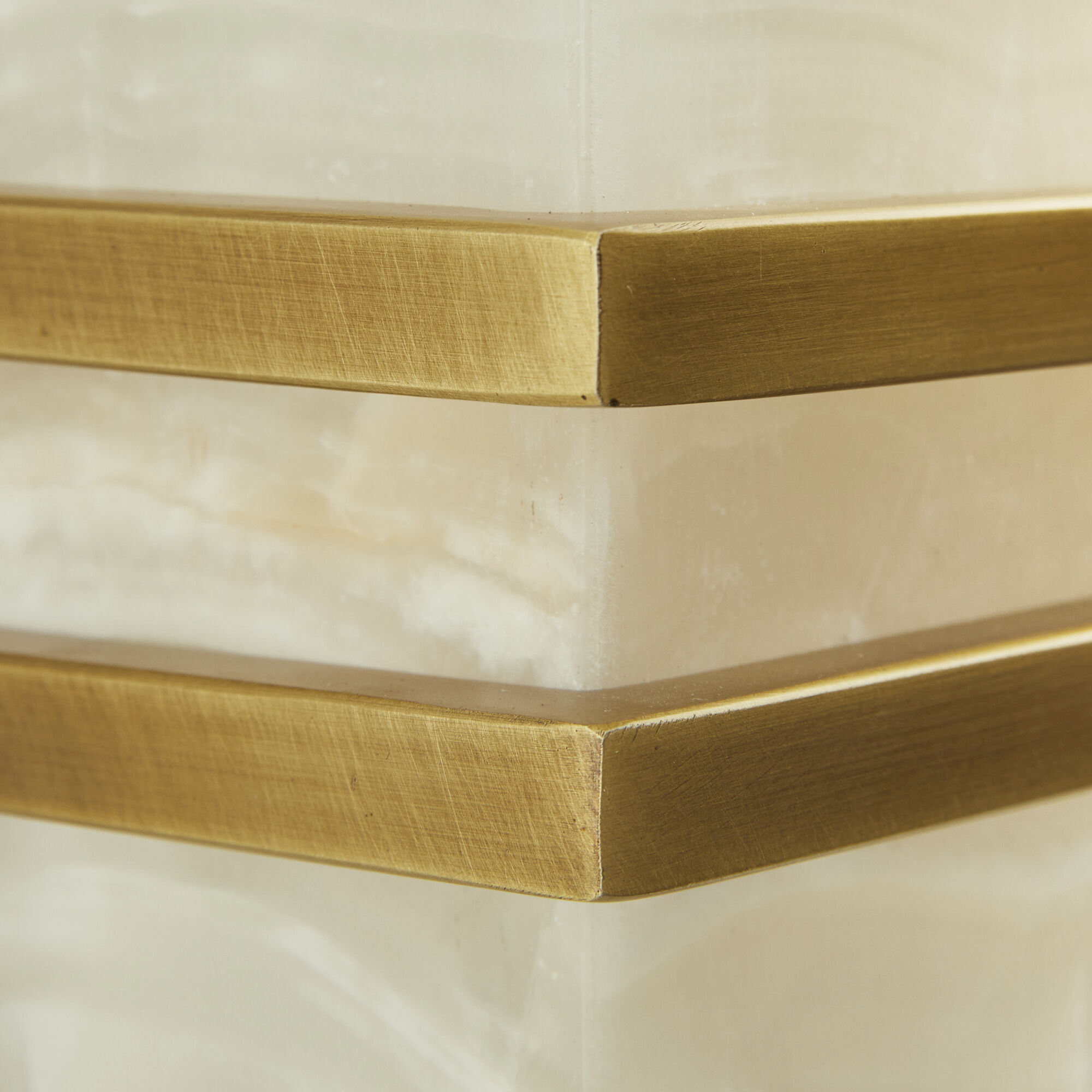 Ronan 2 Light 8 inch White and Antique Brass ADA Sconce Wall Light