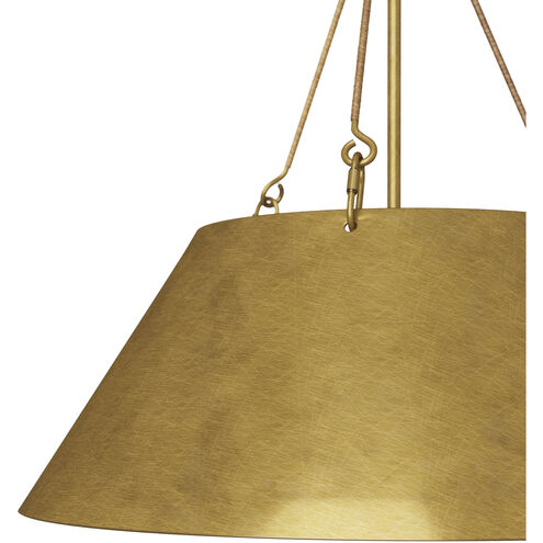 Bingham 1 Light 20 inch Vintage Brass Pendant Ceiling Light