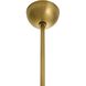 Kathleen 1 Light 19 inch Antique Brass Pendant Ceiling Light, Large