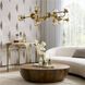 Hadly 16 Light 52 inch Antique Brass Chandelier Ceiling Light