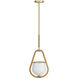 Arlie 1 Light 11 inch Antique Brass Pendant Ceiling Light