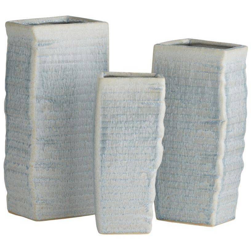 Fisher 11 X 6 inch Vases, Set of 3