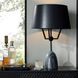 Hodgins 27.5 inch 150.00 watt Galaxy Marble and Bronze Lamp Portable Light