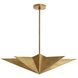 Rex 8 Light 36 inch Antique Brass Pendant Ceiling Light, Large