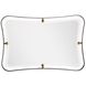 Janey 45 X 30 inch Natural Iron Hourglass Mirror