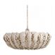 Bilal 6 Light 52 inch Ivory and Antique Brass Chandelier Ceiling Light