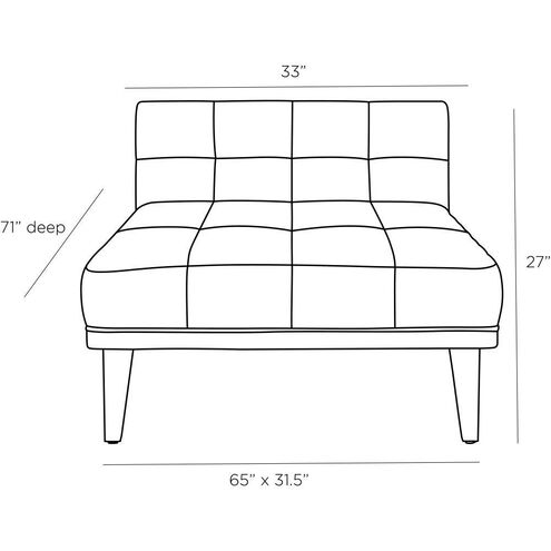 Phaedra Platinum Chaise