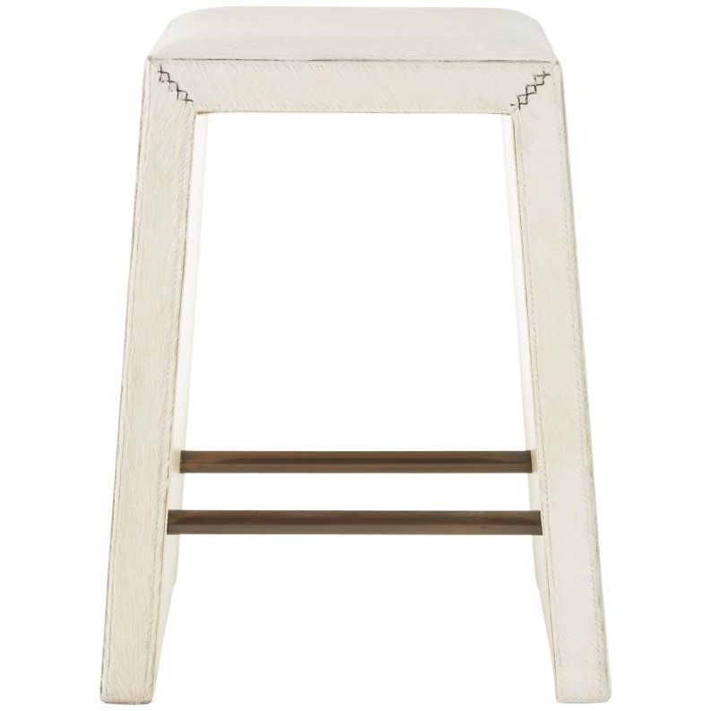 Cowan 25 inch White Counter Stool