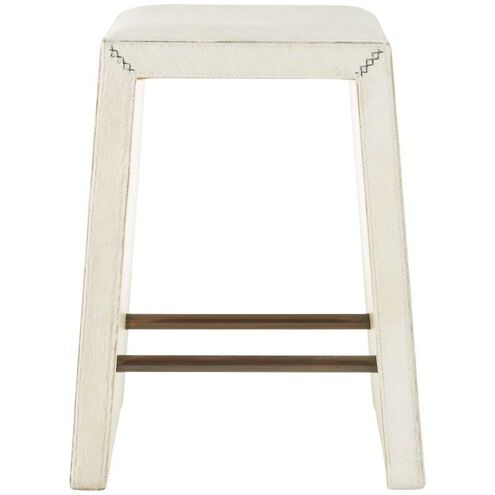Cowan 25 inch White Counter Stool