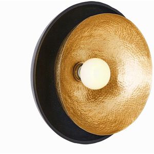 Amani Blackened Iron Flush Mount Ceiling Light