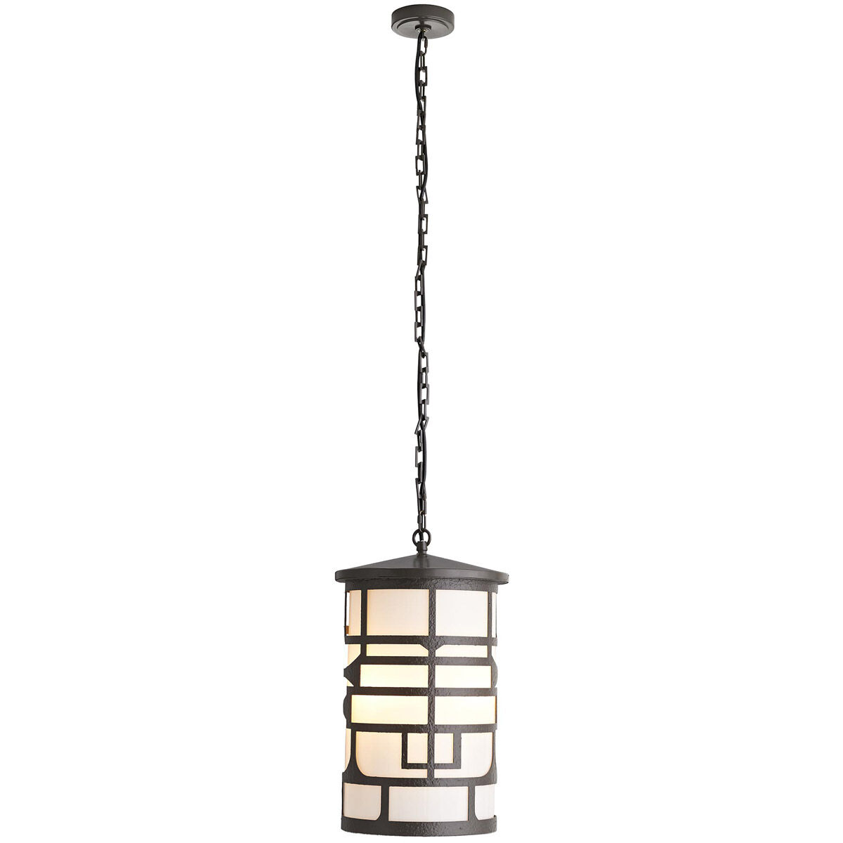 Shani 3 Light 13.5 inch Aged Iron Outdoor Pendant