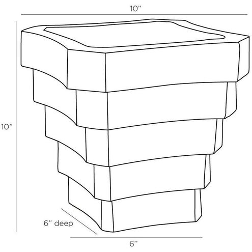 Cantilever 10.5 X 10 inch Planter
