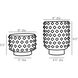 Valika Garnet Vases, Set of 2