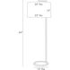 Belden 64 inch 100.00 watt Bronze Floor Lamp Portable Light